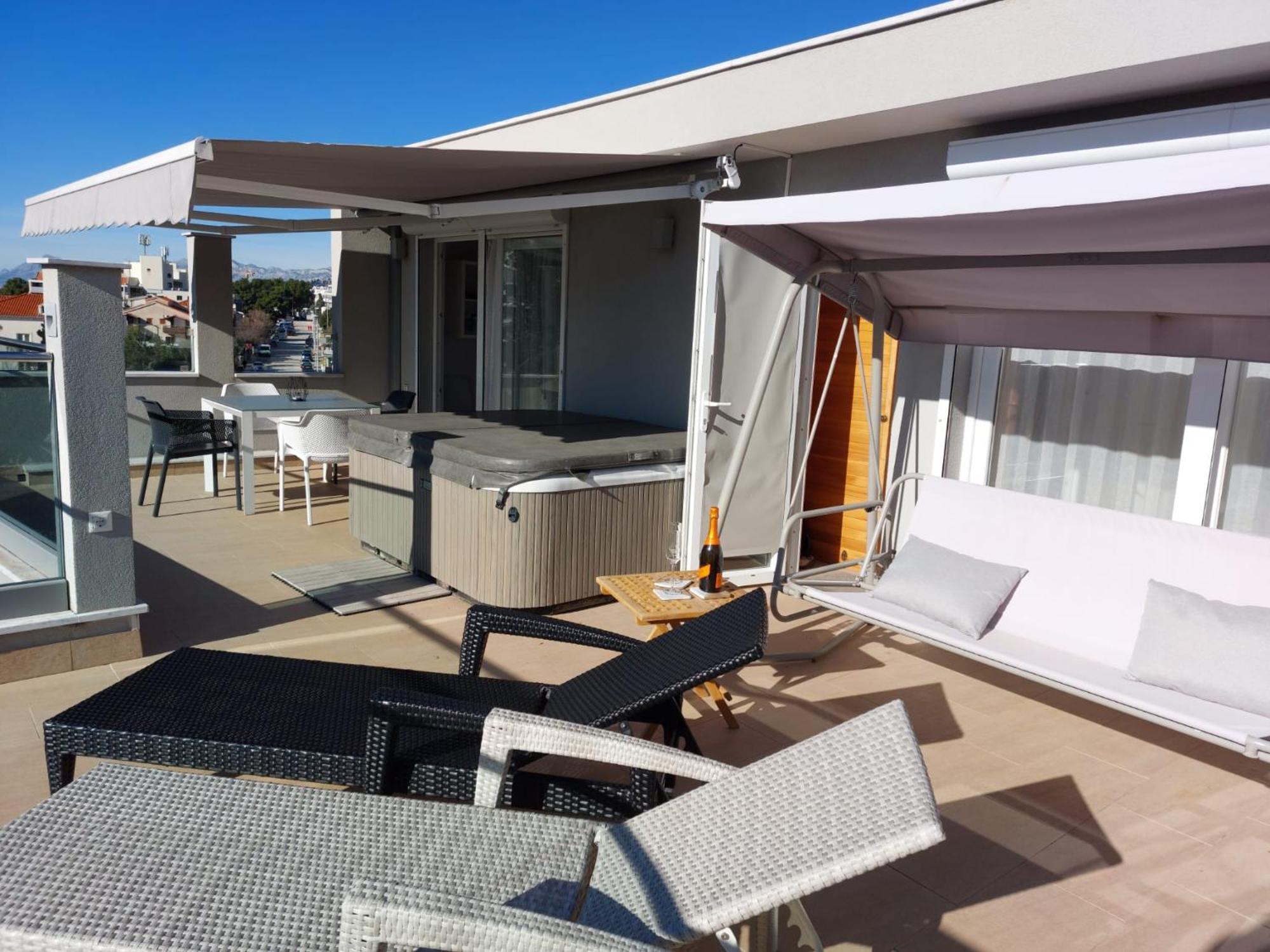 Apartmán App Lux F Makarská Exteriér fotografie